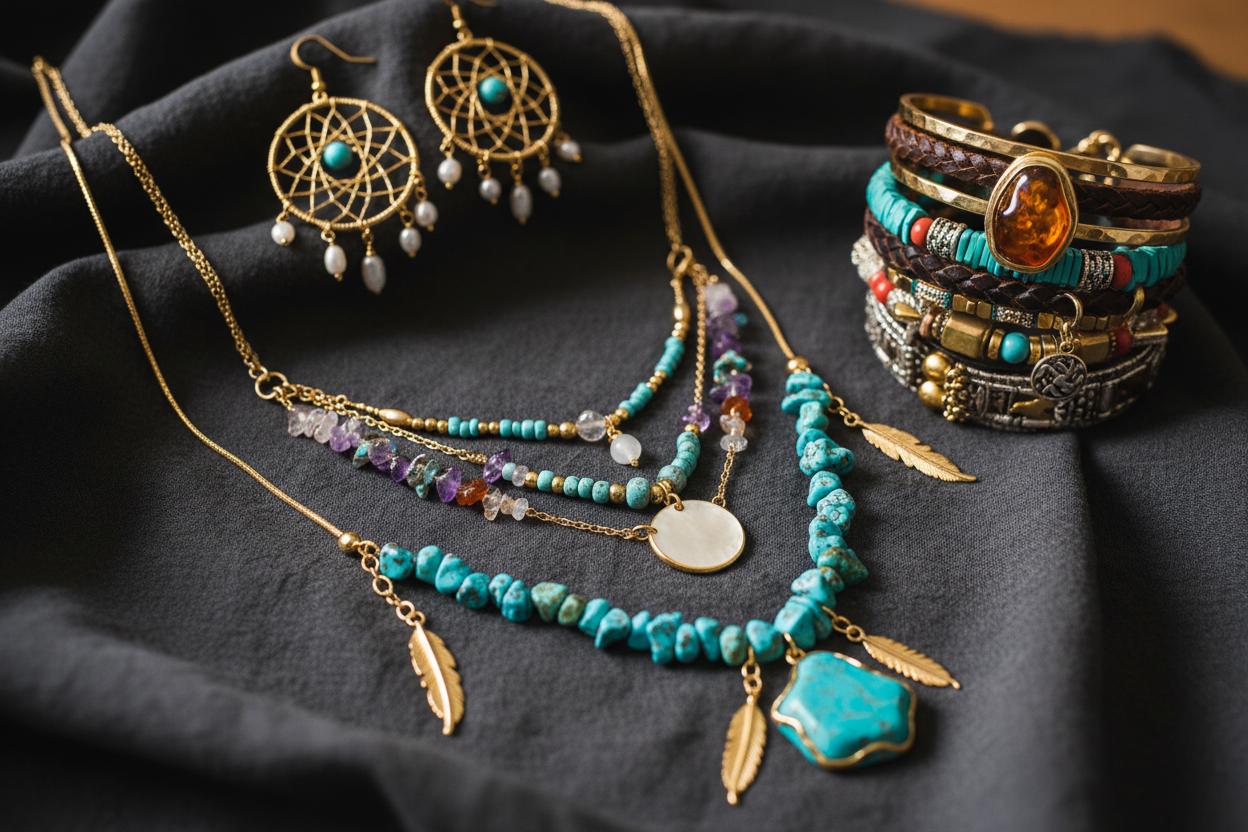 Boho & Bohemian Style - Beauty Accessories