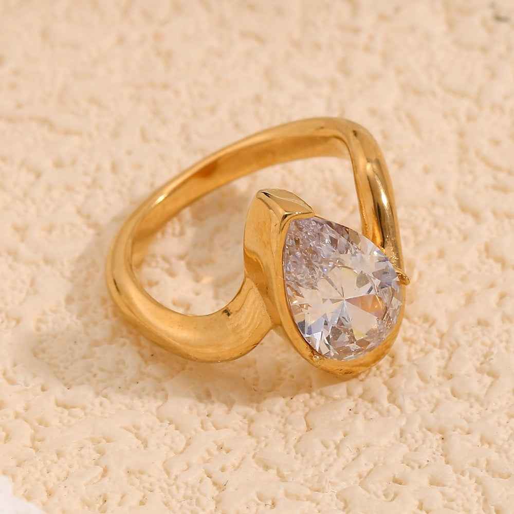 Fashion Temperament Personalized Minority Stainless Steel Ring