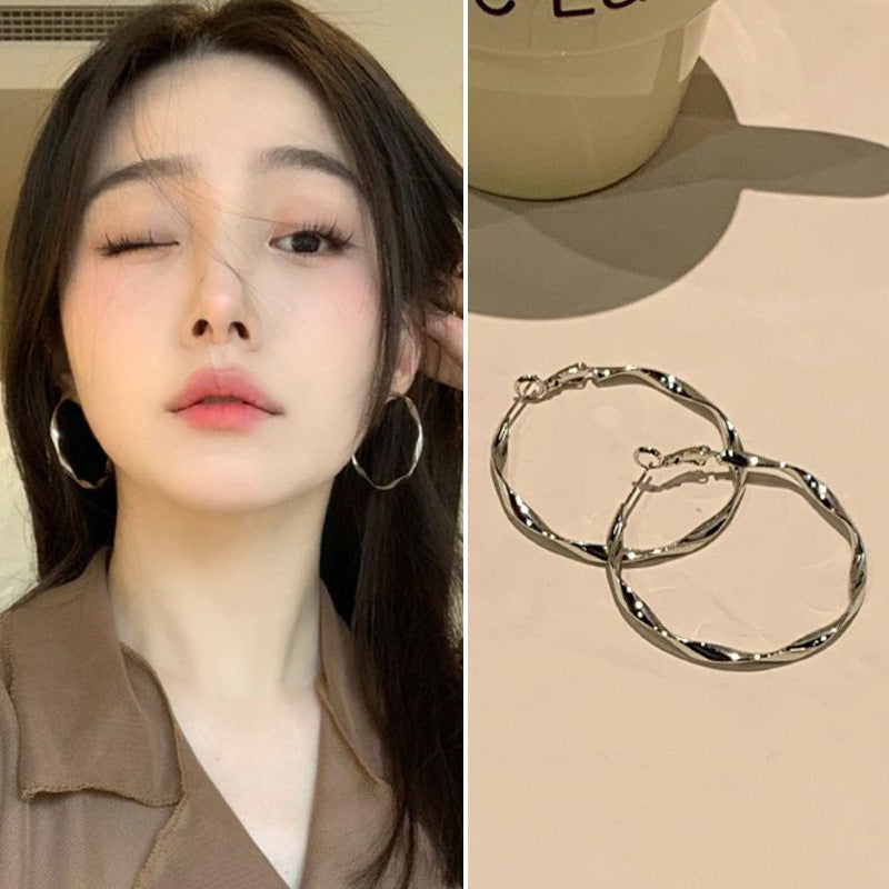 Vintage Tortoiseshell Hoop Earrings - Beauty Accessories