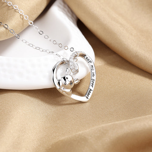 925 Sterling Silver Necklace With A Little Pig Pendant - Beauty Accessories
