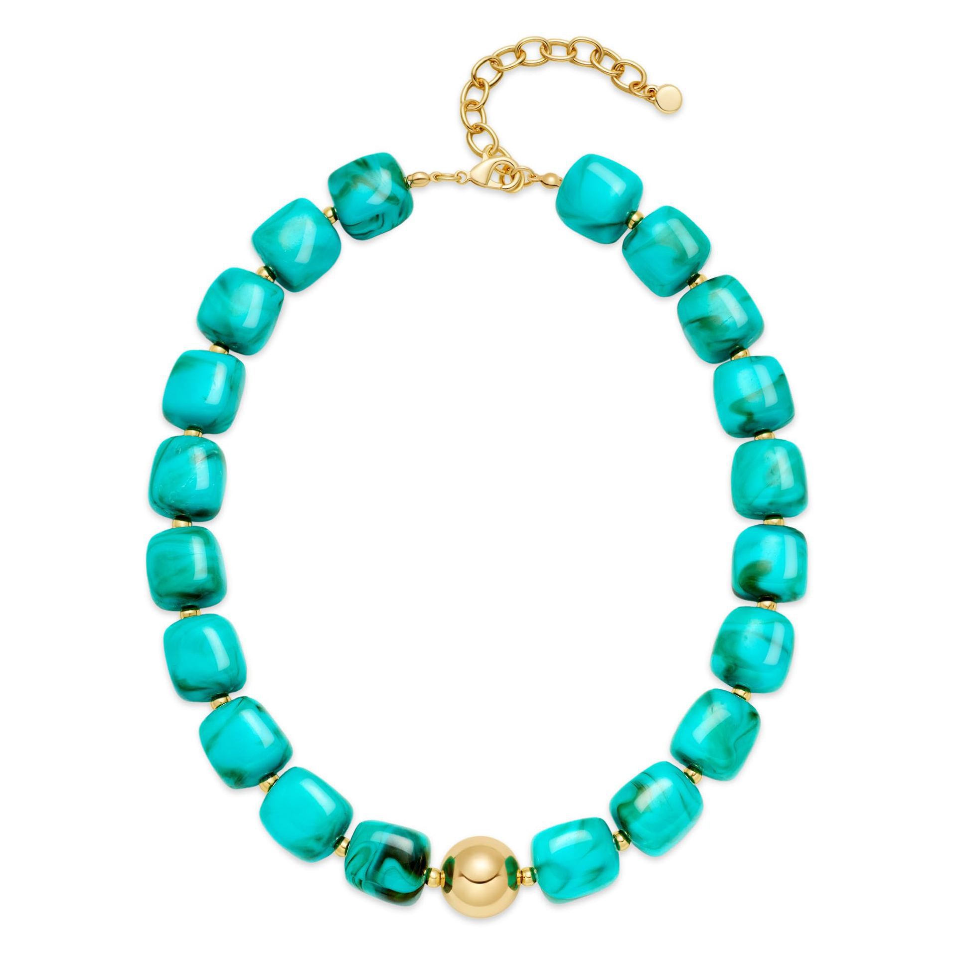 Bohemian Resin Bead Necklace - Beauty Accessories