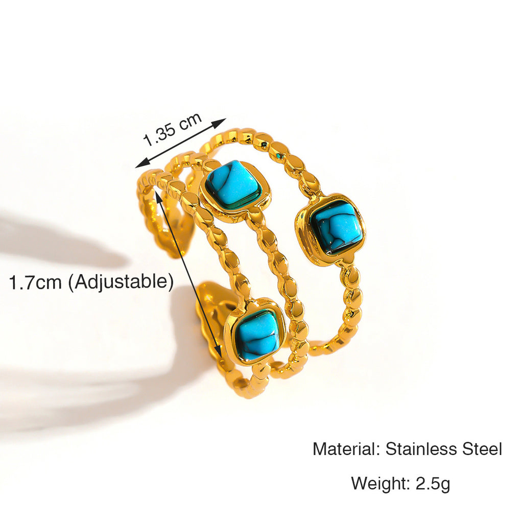 Simple Fashion Stainless Steel Ring For Women - Beauty Accessories
