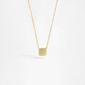 S925 Sterling Silver Square Stone Necklace - Beauty Accessories