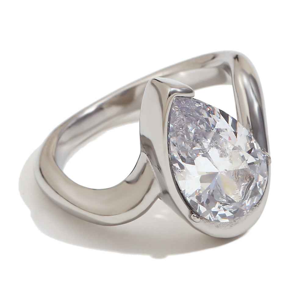Fashion Temperament Personalized Minority Stainless Steel Ring - Beauty Accessories