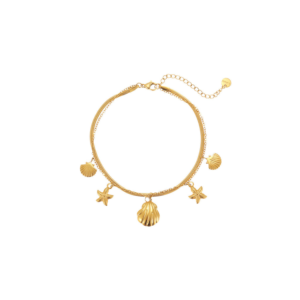 Ocean Style Stainless Steel Women's Anklet - Beauty Accessories