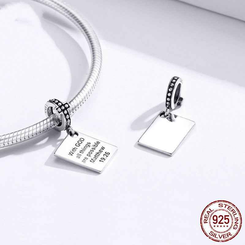 Aurelia — Oxidized Sterling Silver Charm Bracelet