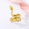 Serpentine stainless steel ring - Beauty Accessories