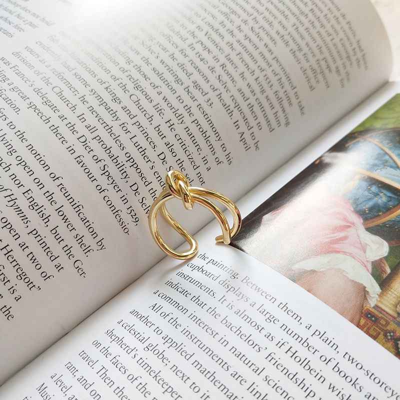 Knotted 925 Sterling Silver Ring