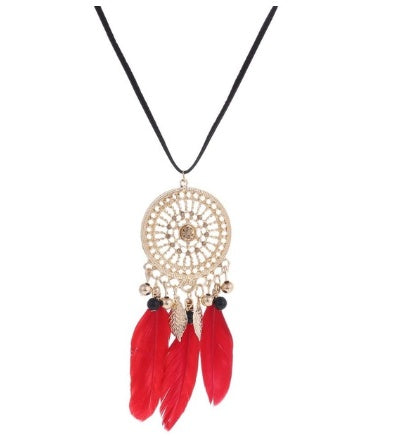 Bohemian feather earrings - Beauty Accessories
