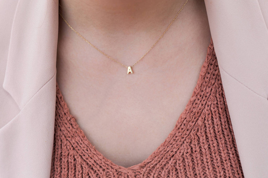 Simple Letter 26 Letter Necklace Clavicle Chain Bracelet Anklet - Beauty Accessories