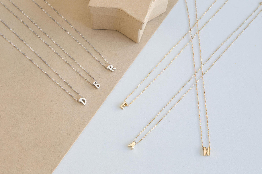 Simple Letter 26 Letter Necklace Clavicle Chain Bracelet Anklet - Beauty Accessories