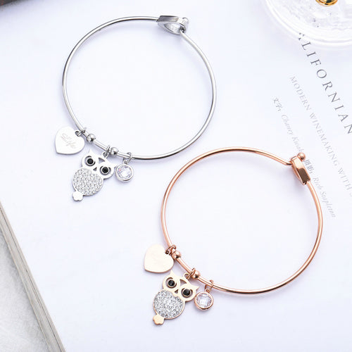 Stainless Steel Bracelet Eye Pendant Bracelet - Beauty Accessories