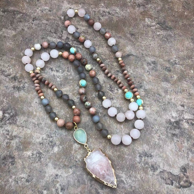 Yoga Women Necklace Elegant Bohemian Necklace Gift - Beauty Accessories