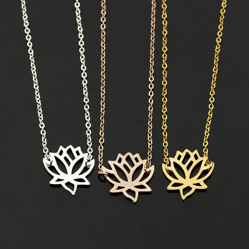 Stainless steel lotus bracelet - Beauty Accessories