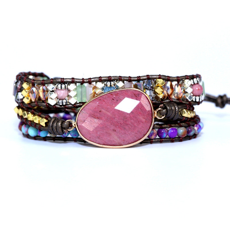 Hand-woven Natural Stone Bracelets For Women - Beauty Accessories