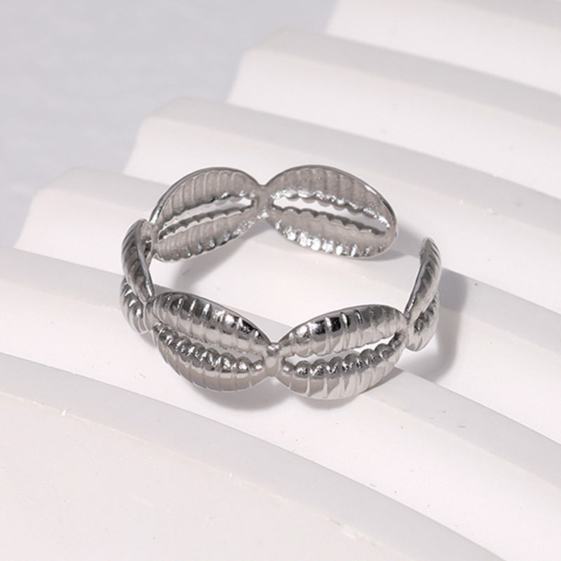 Adjustable Stainless Steel Ring For Women - Beauty Accessories
