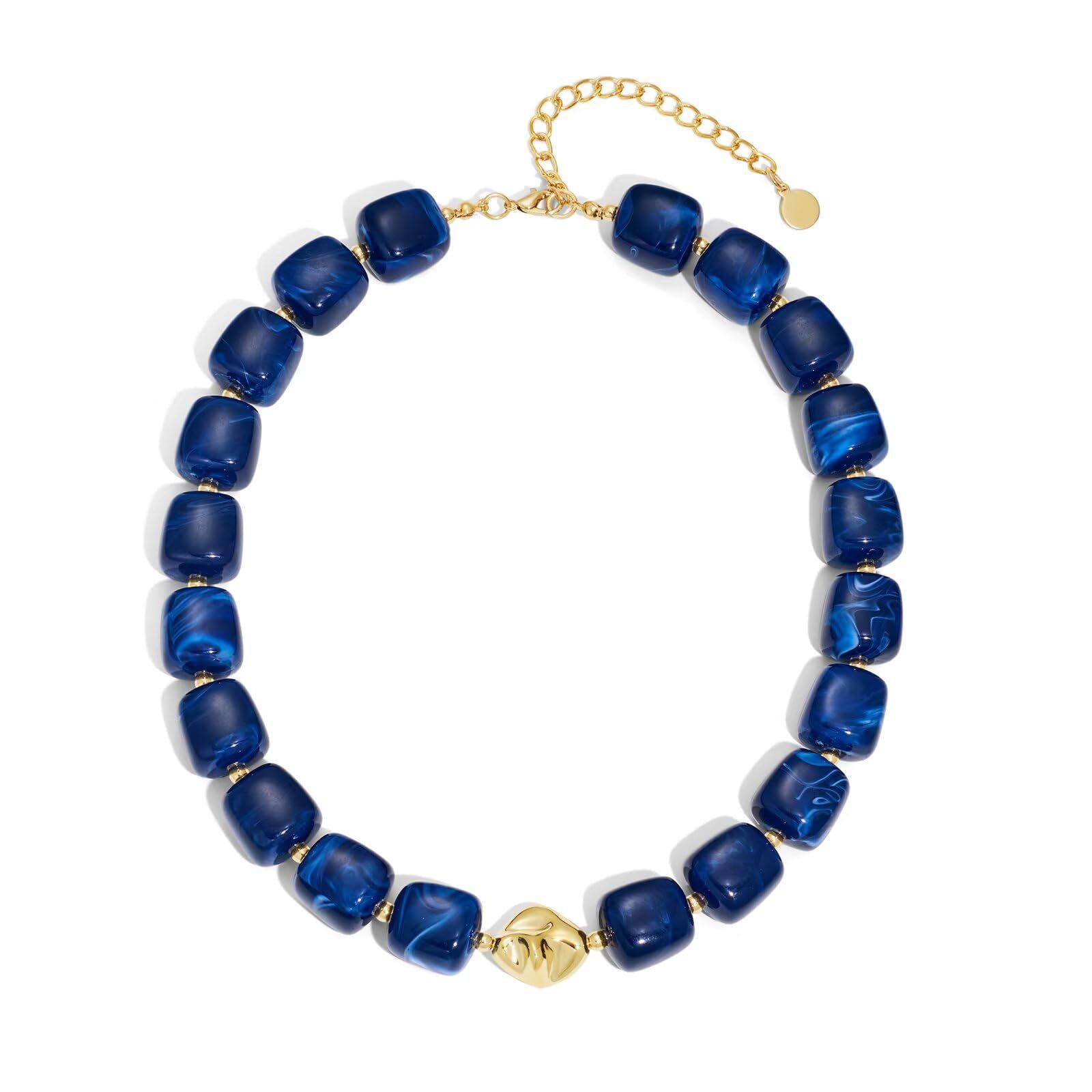 Bohemian Resin Bead Necklace - Beauty Accessories