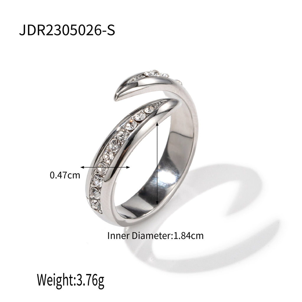 Stainless Steel Women's Ring - Beauty Accessories