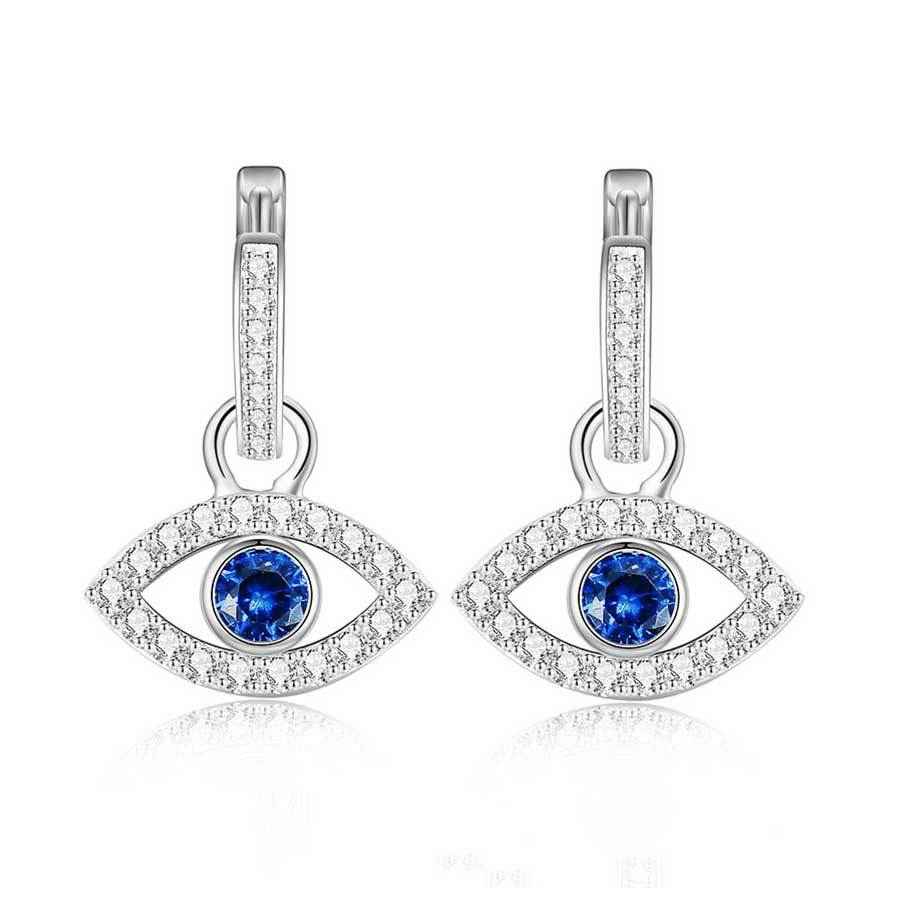 Liora — Sterling Silver Crystal Earrings