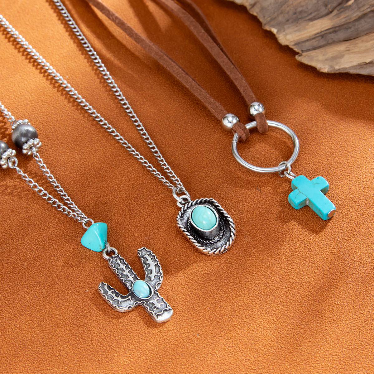 Bohemian Turquoise Pendant Flannel Woven Tassel Necklace - Beauty Accessories