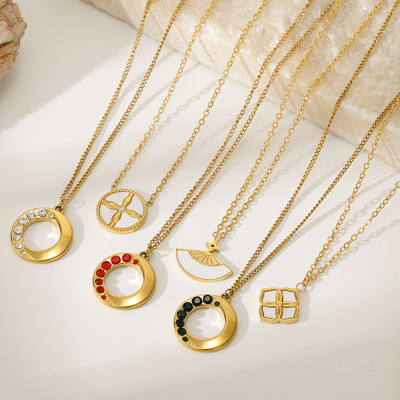 European And American style Stainless Steel Necklace - Beauty Accessories