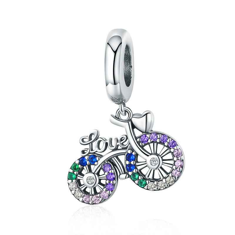 925 sterling silver rainbow pendant