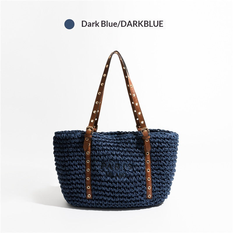 New Bohemian Style Minimalist Straw Bag For Beach - Beauty Accessories