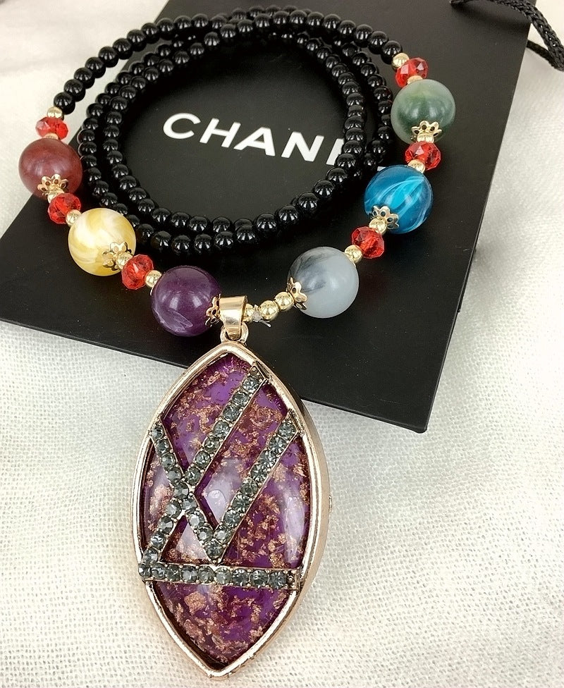 Bohemian ethnic style necklace - Beauty Accessories