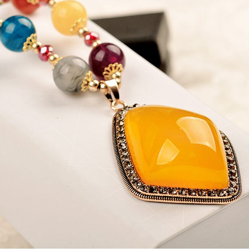 Bohemian ethnic style necklace - Beauty Accessories