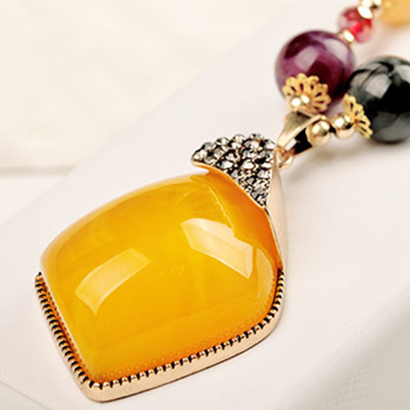 Bohemian ethnic style necklace - Beauty Accessories