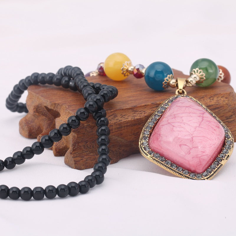 Bohemian ethnic style necklace - Beauty Accessories