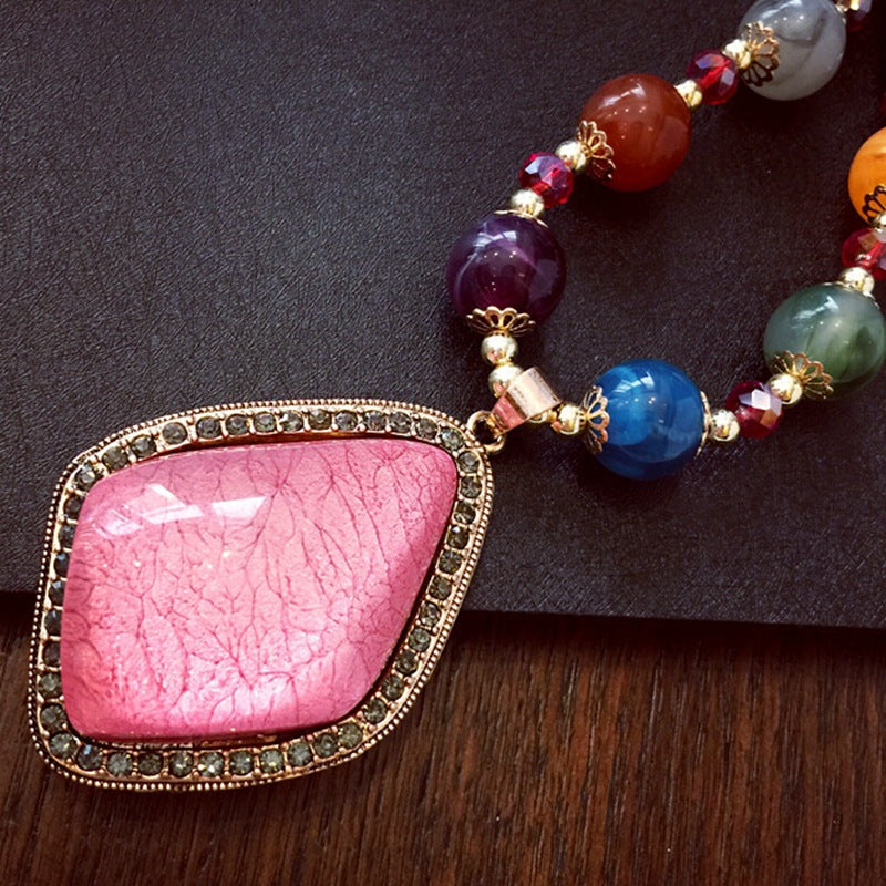 Bohemian ethnic style necklace - Beauty Accessories
