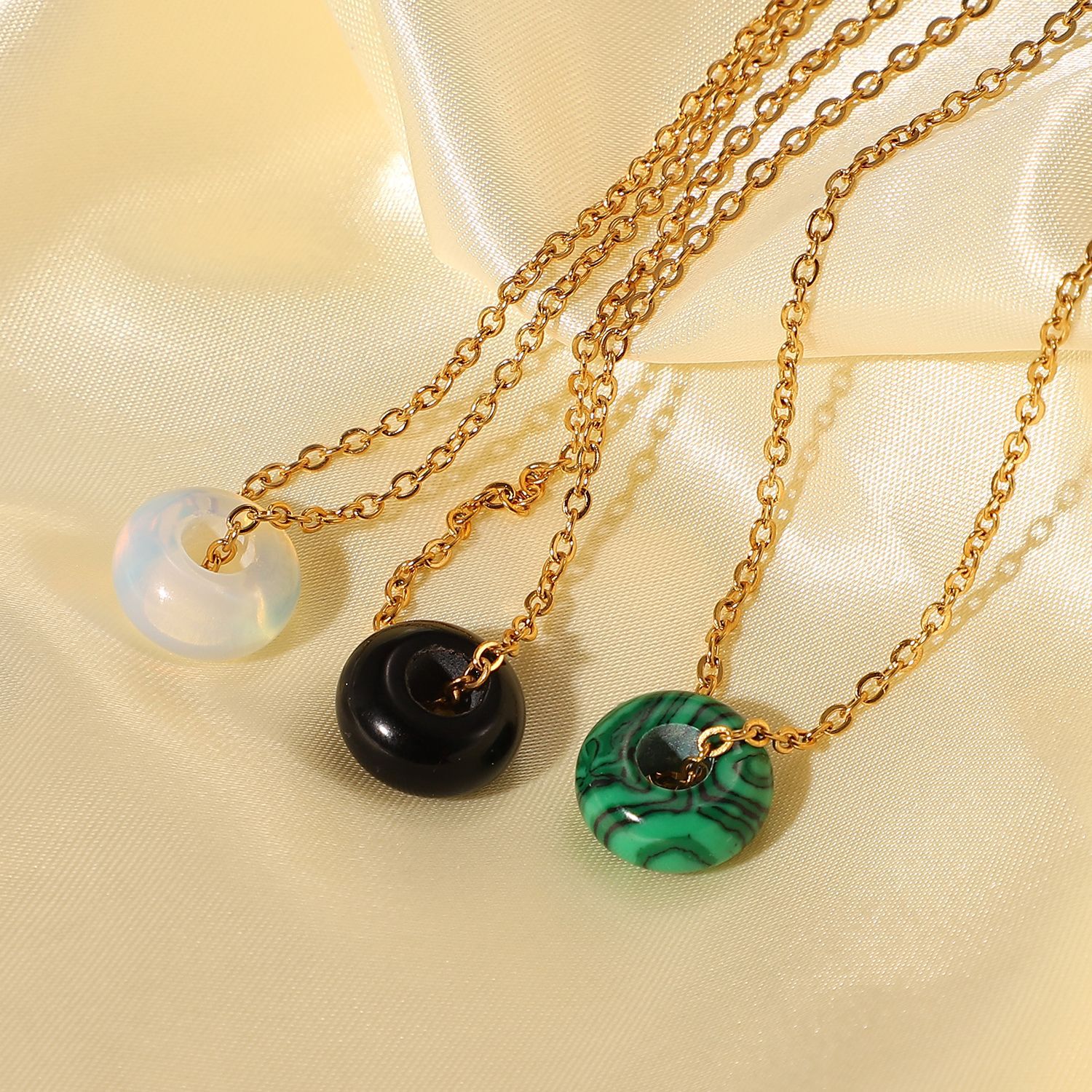 Waterproof 18K Gold Plated Stainless Steel Necklace - Beauty Accessories