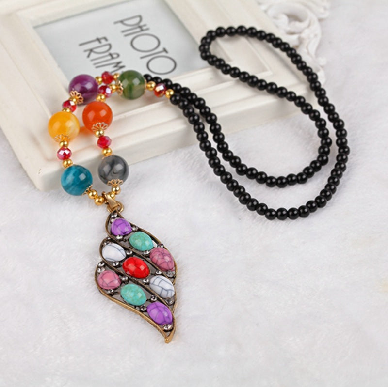 Bohemian ethnic style necklace - Beauty Accessories