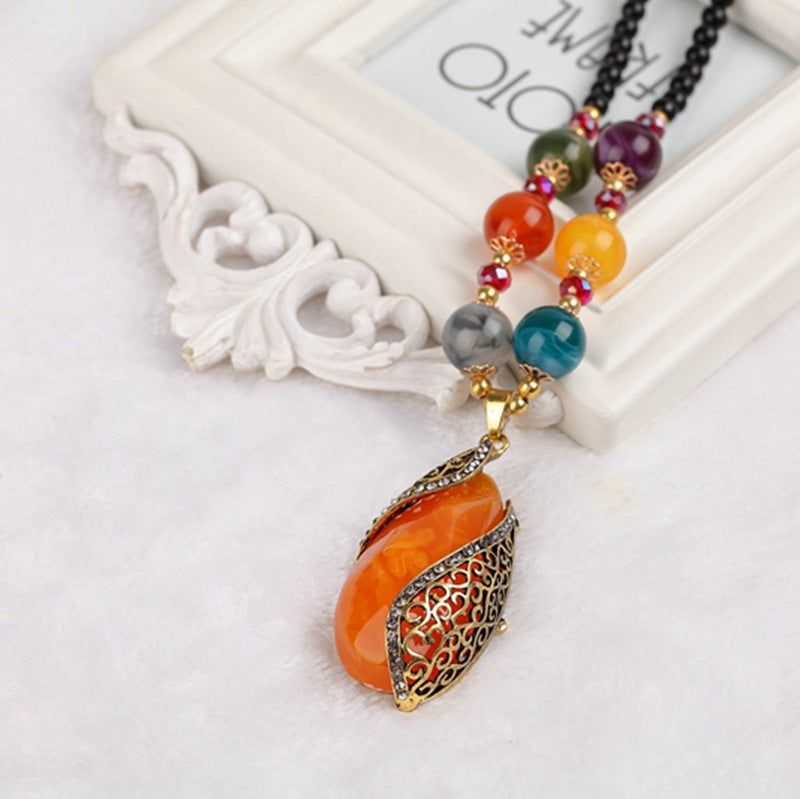 Bohemian ethnic style necklace - Beauty Accessories