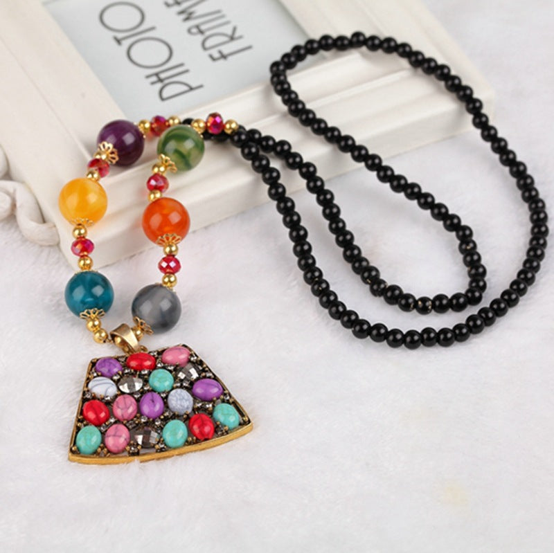 Bohemian ethnic style necklace - Beauty Accessories