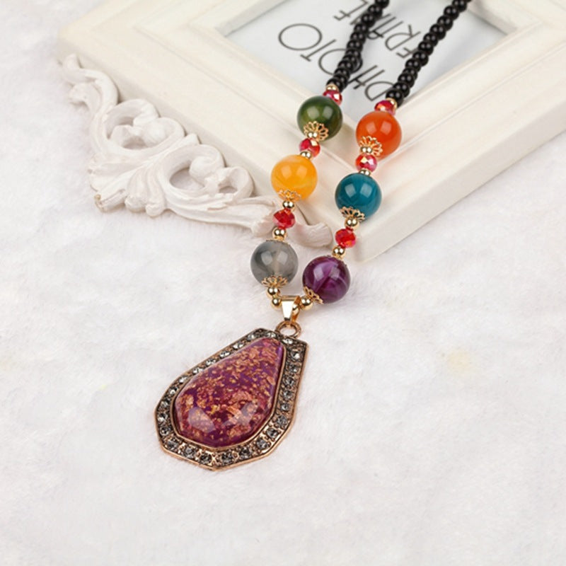 Bohemian ethnic style necklace - Beauty Accessories