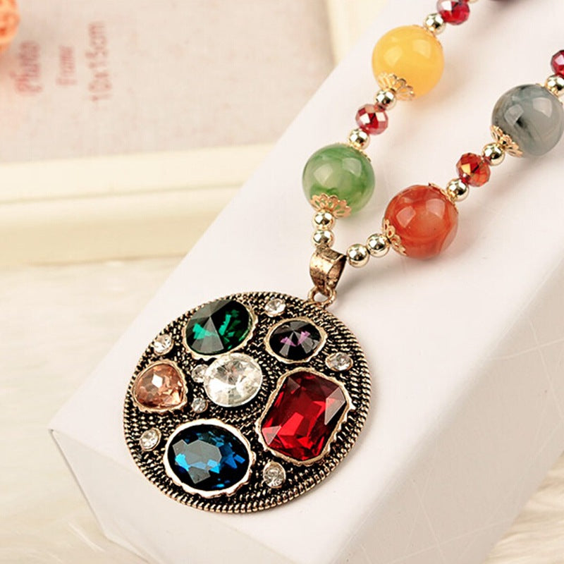 Bohemian ethnic style necklace - Beauty Accessories