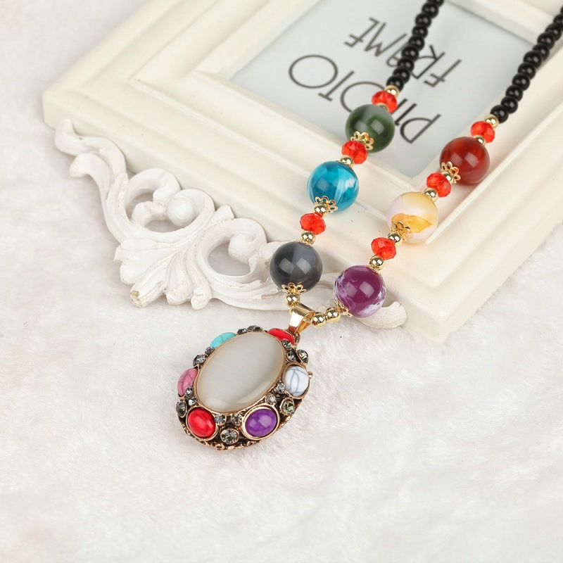 Bohemian ethnic style necklace - Beauty Accessories
