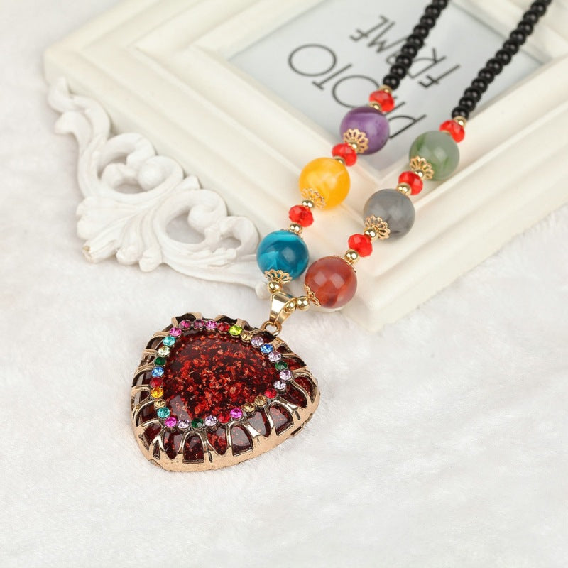 Bohemian ethnic style necklace - Beauty Accessories