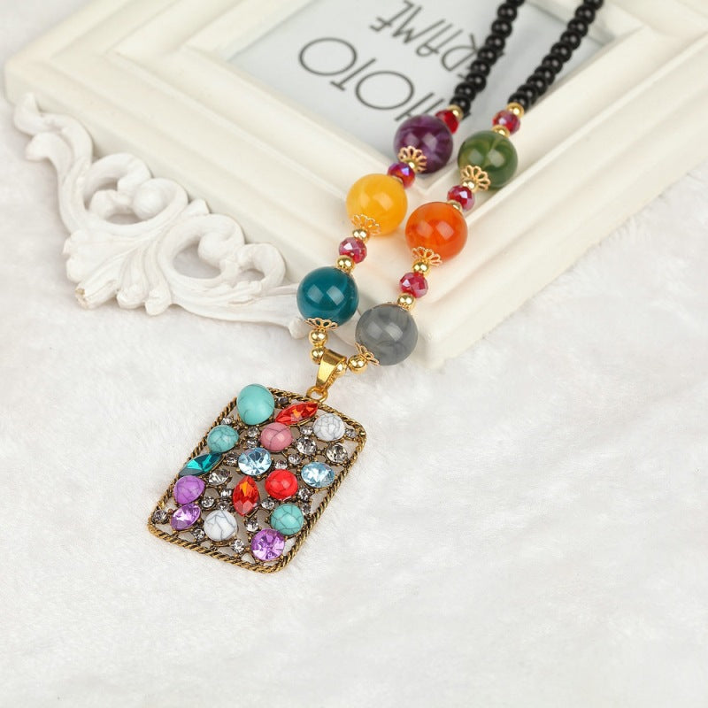 Bohemian ethnic style necklace - Beauty Accessories