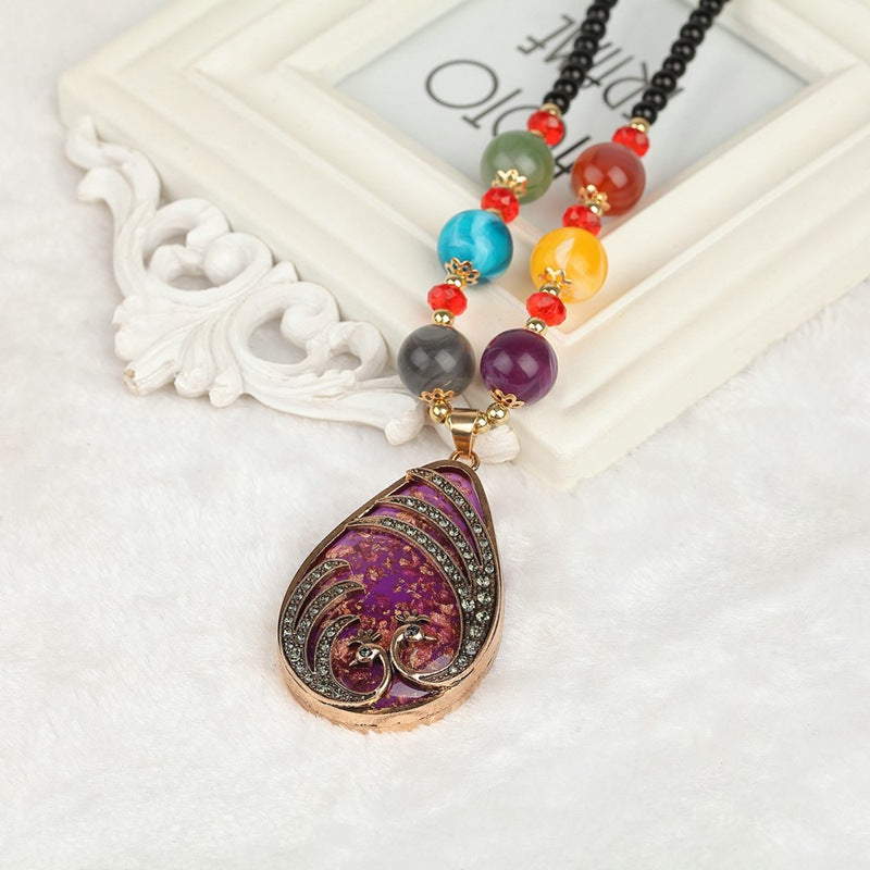 Bohemian ethnic style necklace - Beauty Accessories