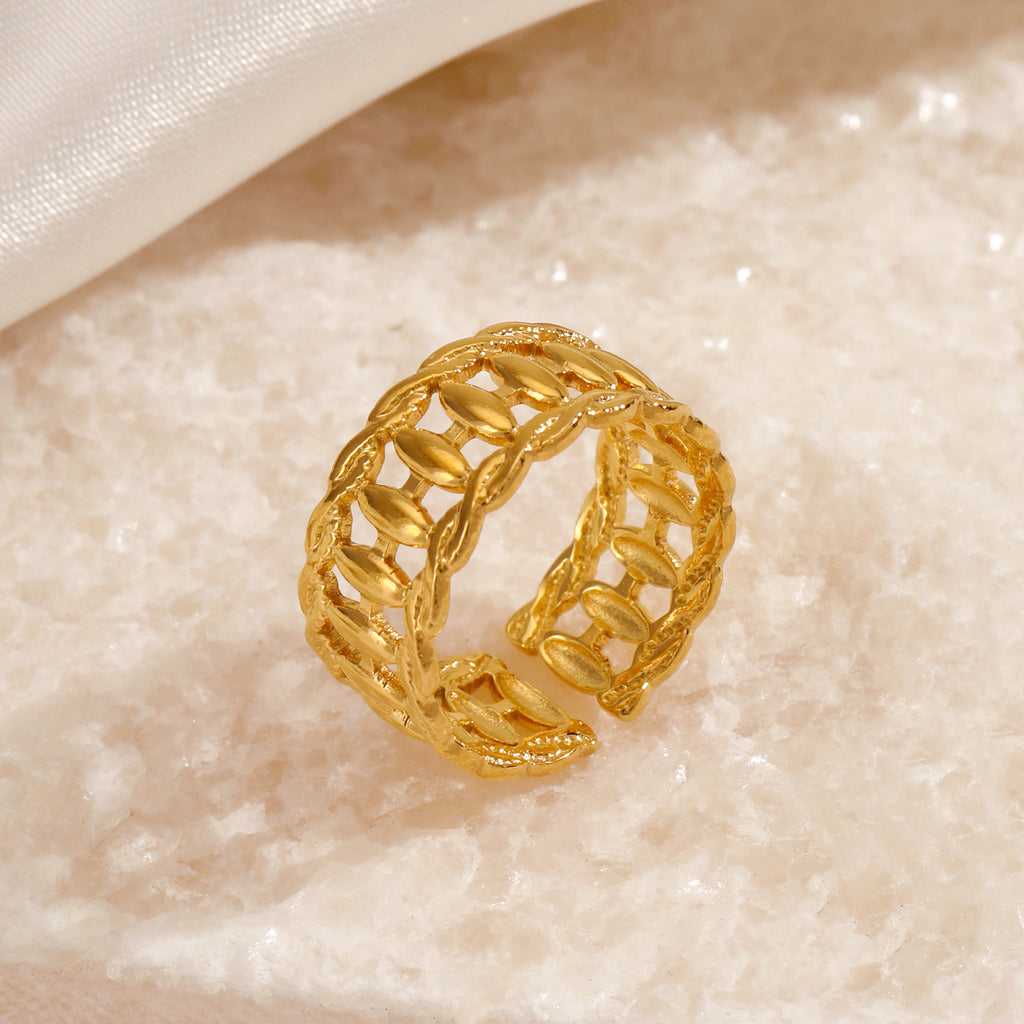 Adjustable Shaped Popular Stainless Steel Ring For Women - Beauty Accessories