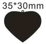Stainless steel love pendant