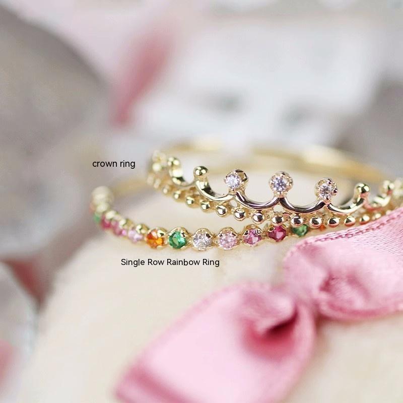Sterling Silver Crown Ring - Beauty Accessories