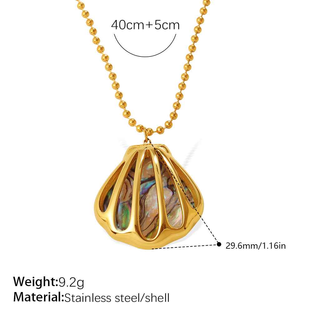 Ocean Shell Pendant Necklace - Beauty Accessories