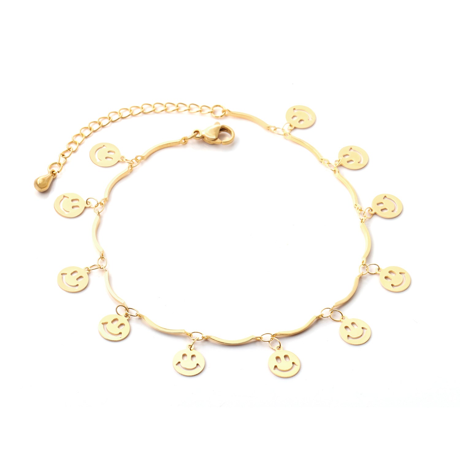 Stainless Steel Anklet Chain Foot Ornaments Female Casual Retro Travel Beach Anklet - Beauty Accessories