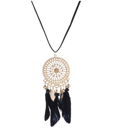 Bohemian feather earrings - Beauty Accessories