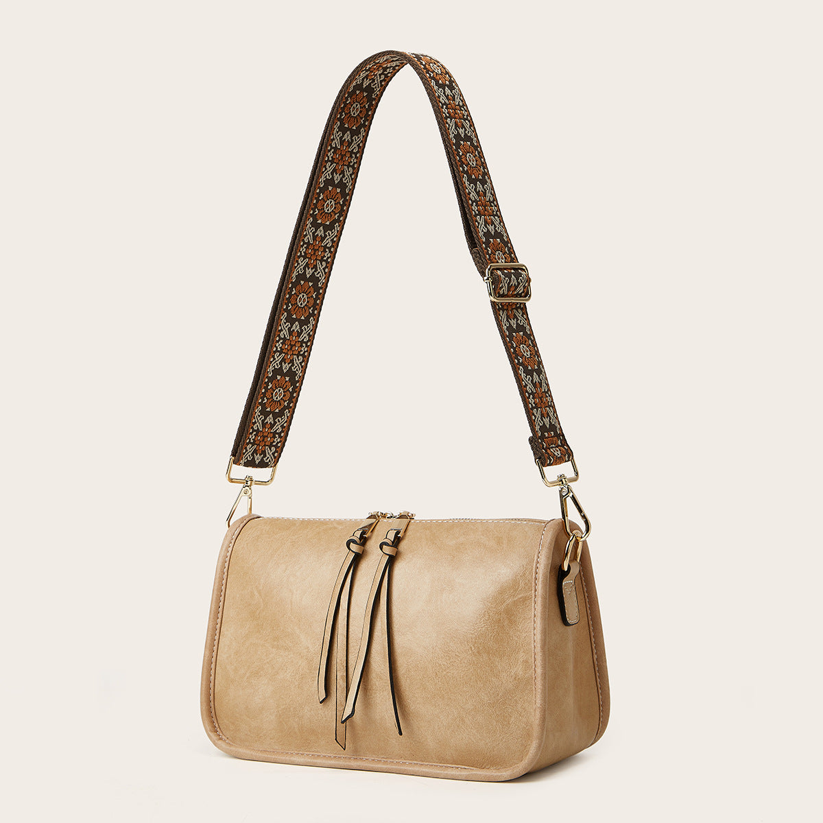 Women's Bohemian Wide Shoulder Strap Crossbody - Beauty Accessories