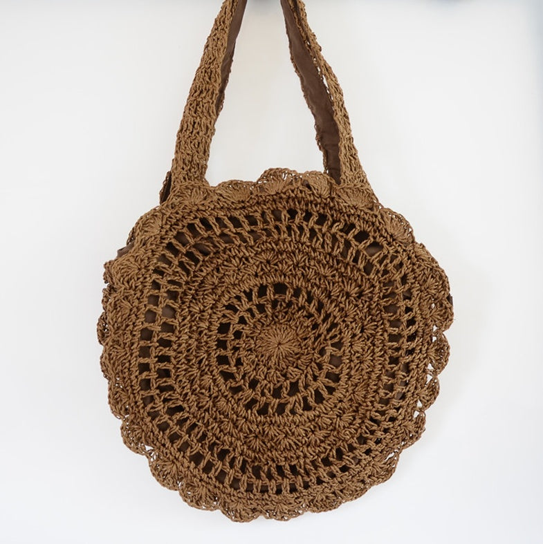 Bohemian Straw Beach Handbag - Beauty Accessories